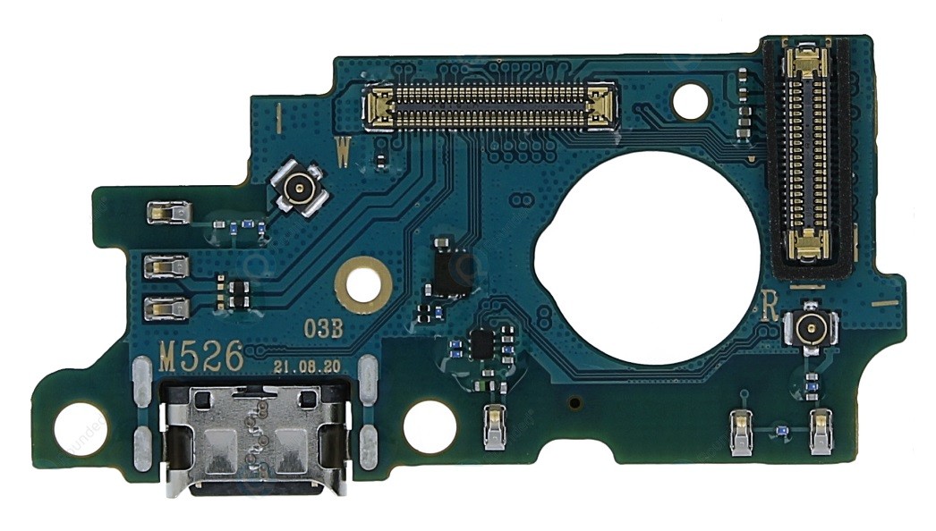 Lanksčioji jungtis Samsung M526 M52 2021 su įkrovimo kontaktu, mikrofonu originali (service pack)