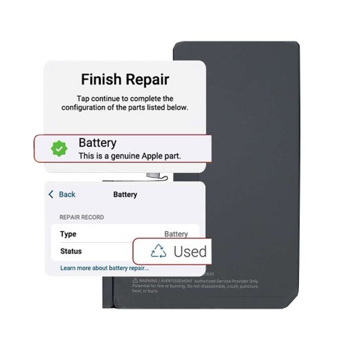 Baterija suderinama su iPhone 15 / savaime diagnozuojama / 3349mAh