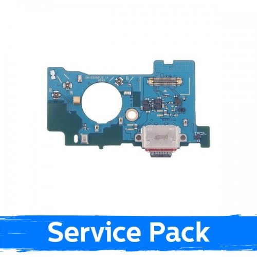 Įkrovimo lizdas suderinamas su Samsung G556 Xcover 7 su lankstu / Plata (Service Pack)