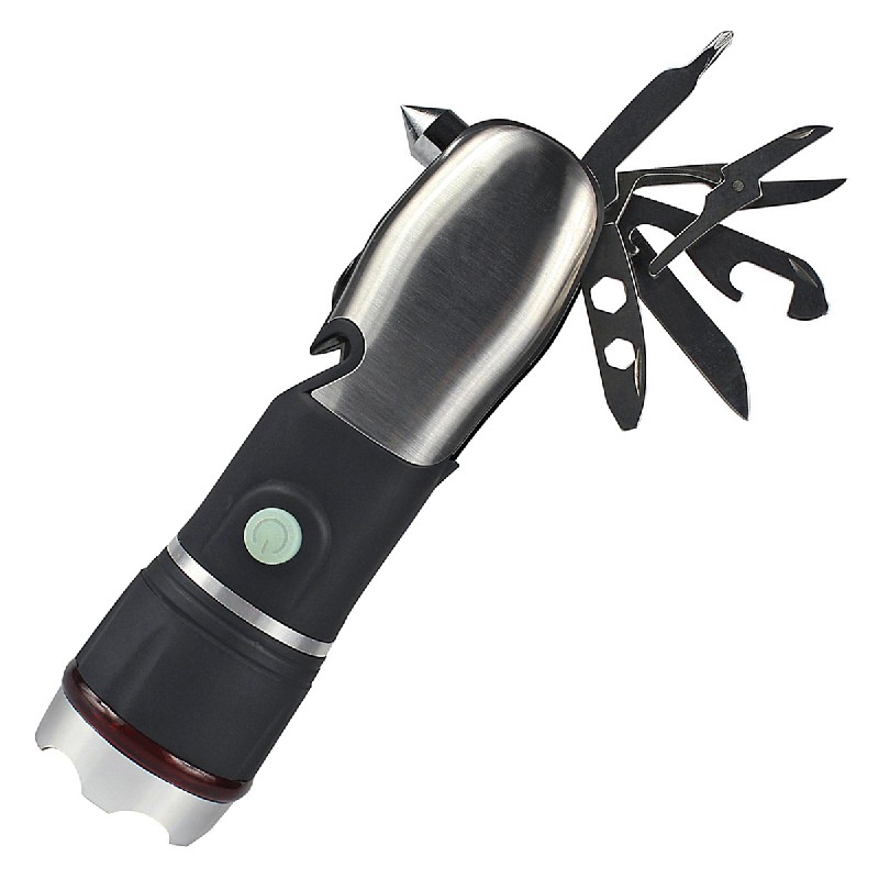 Platinet LED žibintuvėlis juodas