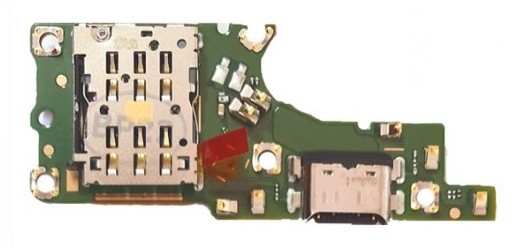 Lanksčioji jungtis Huawei Honor 50 Lite su įkrovimo kontaktu, mikrofonu, SIM lizdu originali (service pack)