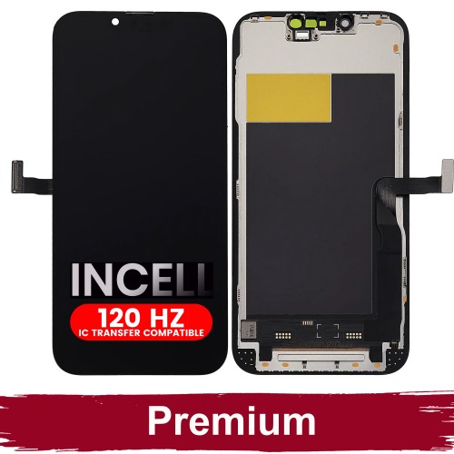 LCD ekranas suderinamas su iPhone 13 Pro juodas (120Hz / INCELL / Premium) /*Removable IC*/