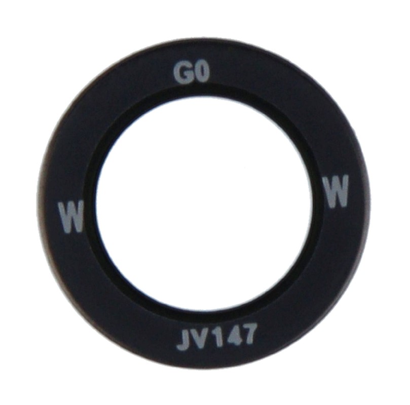 Samsung S906 S22 Plus kameros stikliukas Black (lens Wide) 1pcs (service pack)