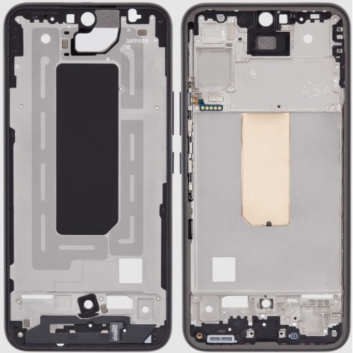 Vidurinis rėmelis skirtas Samsung A546 A54 5G (Black)