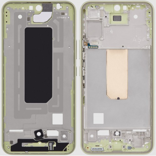 Vidurinis rėmelis skirtas Samsung A546 A54 5G (Lime)