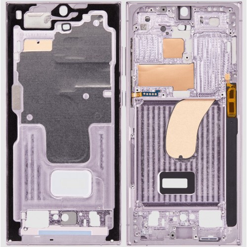 Vidurinis rėmelis Samsung S918 S23 Ultra (Levandų)