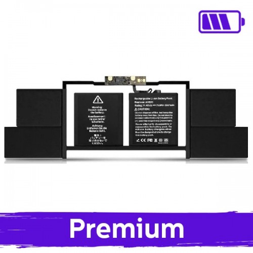 Baterija suderinama su Macbook Pro 15.4'' (A1707 / A1820) / Premium