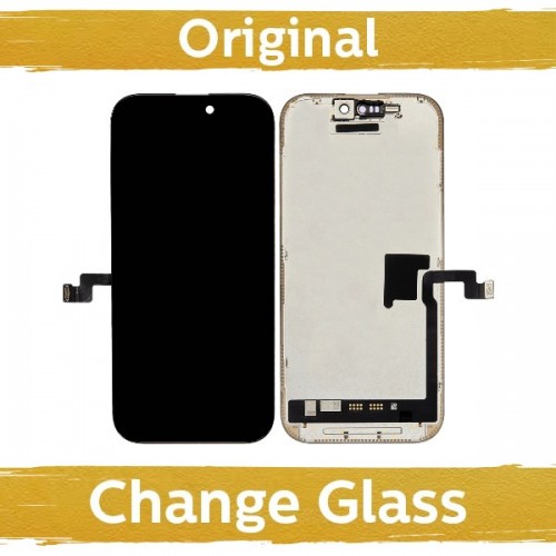 LCD ekranas suderinamas su iPhone 16 Pro juodas (Atnaujintas: China)