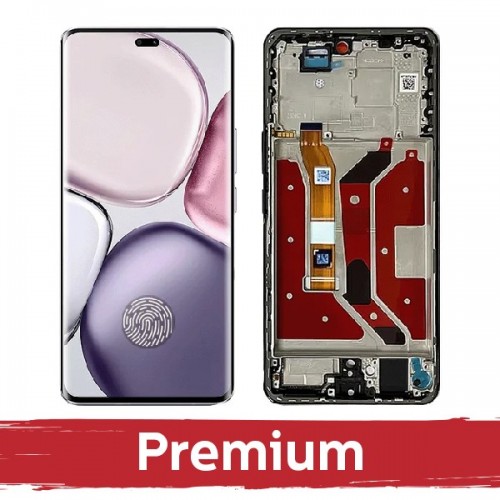 LCD ekranas suderinamas su Huawei Honor X9C (Magic 7 Lite) su rėmeliu / juodas / OEM