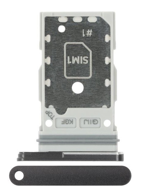 SIM kortelės laikiklis Samsung G990 S21 FE Graphite originalus (service pack)