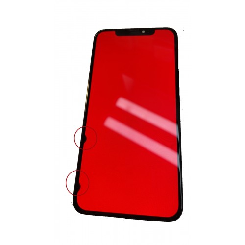 LCD ekranas, suderinamas su iPhone Xs Max juodas (Atnaujintas: Telemax) (su defektais 1)