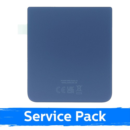 Galinis dangtelis, suderinamas su Samsung F711 Z Flip3 / Mėlynas / (Service Pack)