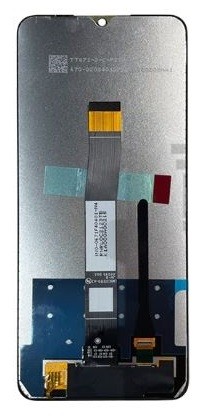 Ekranas Xiaomi Redmi 10C/Poco C40 4G su lietimui jautriu stikliuku Black ORG