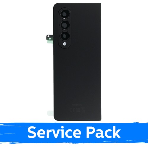 Galinis dangtelis, suderinamas su Samsung F936 Z Fold4 / Fantominis juodas / (Service Pack)