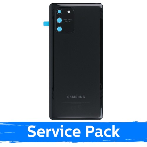 Galinis dangtelis, suderinamas su Samsung G770 S10 Lite / Prizmės juodas / (Service Pack)