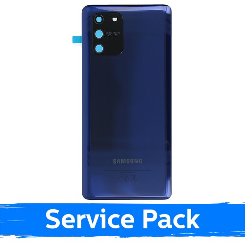 Galinis dangtelis, suderinamas su Samsung G770 S10 Lite / Prizmės mėlynas / (Service Pack)