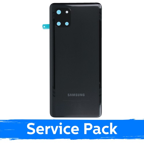 Galinis dangtelis, suderinamas su Samsung N770 Note 10 Lite / Aura juodas / (Service Pack)