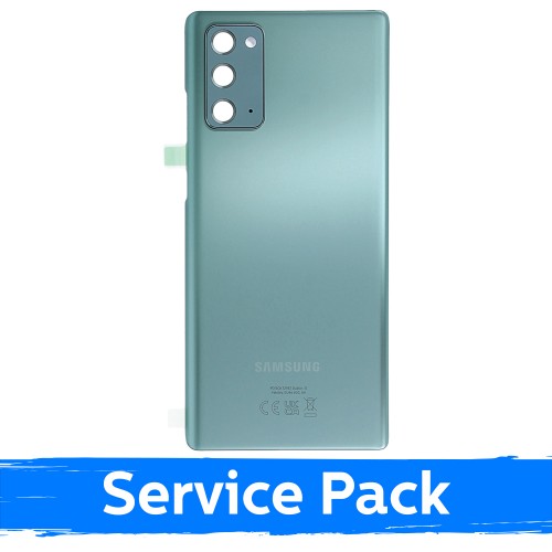 Galinis dangtelis, suderinamas su Samsung N980 (N981) Note 20 / Mistinis žalias / (Service Pack)