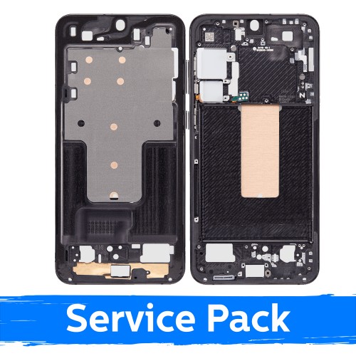 Vidurinis rėmas Samsung S916 S23 Plus / Phantom Black / (Service Pack)