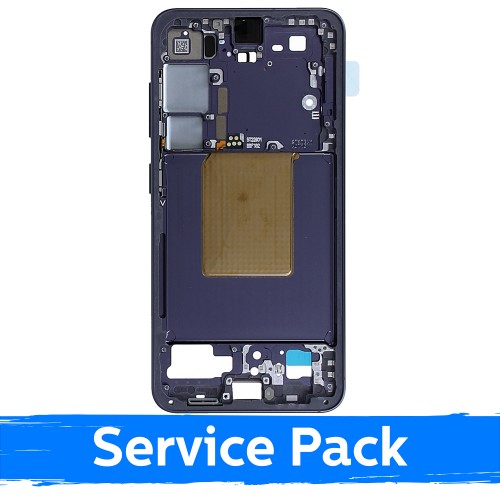 Vidurinis rėmas Samsung S921 S24 / Cobalt Violet / (Service Pack)