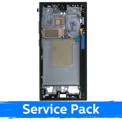 Vidurinis rėmelis skirtas Samsung S928 S24 Ultra / Titanium juodas / (Service Pack)