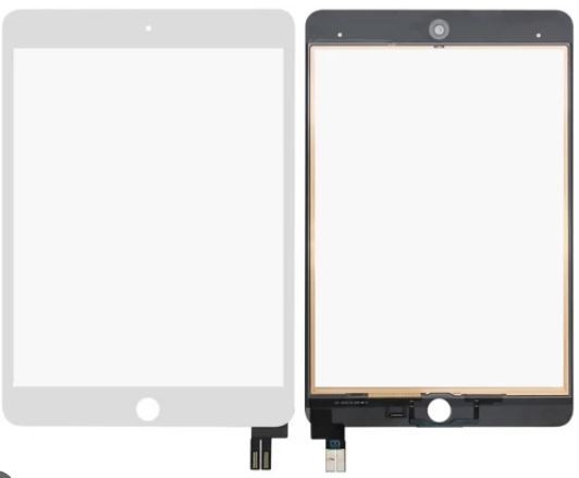 Lietimui jautrus stikliukas iPad mini 5 2019 (A2133/A2124/A2125/A2126) White ORG
