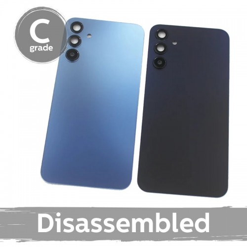 Galinis dangtelis suderinamas su Samsung A155 A15 4G / Optimistic Blue / su objektyvu 100% original (8/10 disassembled)