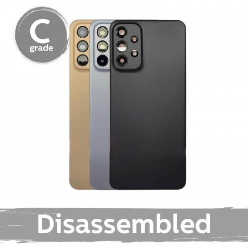 Galinis dangtelis suderinamas su SamsungA236 A23 5G (A235 A23 4G) / juodas / su objektyvu 100% original (8/10 disassembled)