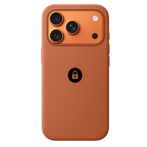 Dėklas "Silicone Case v2" iPhone 17 Pro / Terakotos / pakuotėje