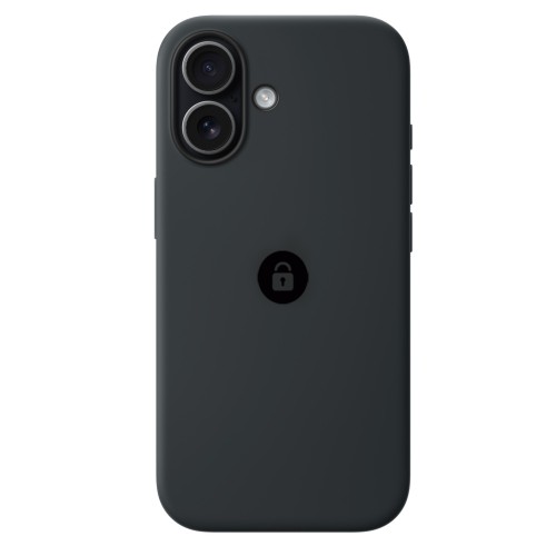 Dėklas "Silicone Case v2" iPhone 17 / Juodas / pakuotėje