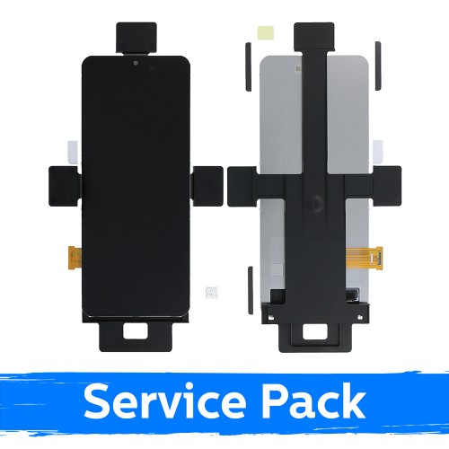 LCD ekranas suderinamas su Samsung F711 Z Flip3 (INNER) juodas (Service Pack) (NF version)