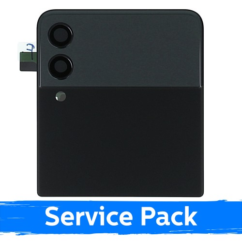 LCD ekranas suderinamas su Samsung F711 Z Flip3 (OUTER) su rėmeliu / Phantom Black / (Service Pack)