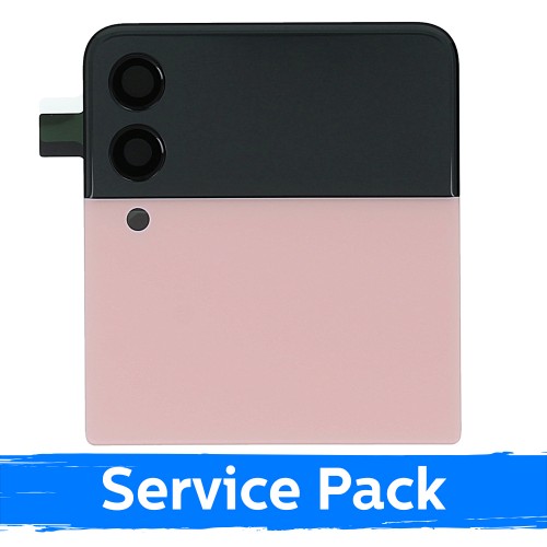 LCD ekranas suderinamas su Samsung F711 Z Flip3 (OUTER) su rėmeliu / Rožinis / (Service Pack)