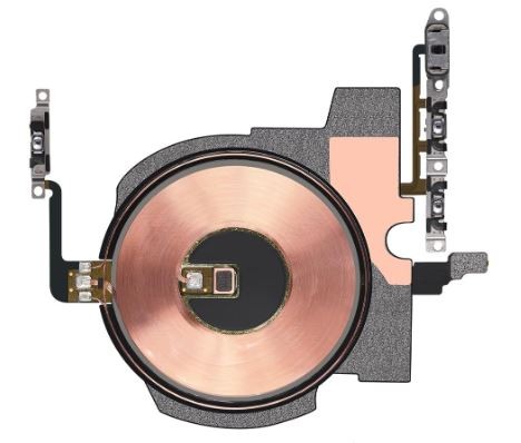 Lanksčioji jungtis skirta iPhone 13 Pro on/off, garso kontrolės su Wireless charging/NFC naudota ORG