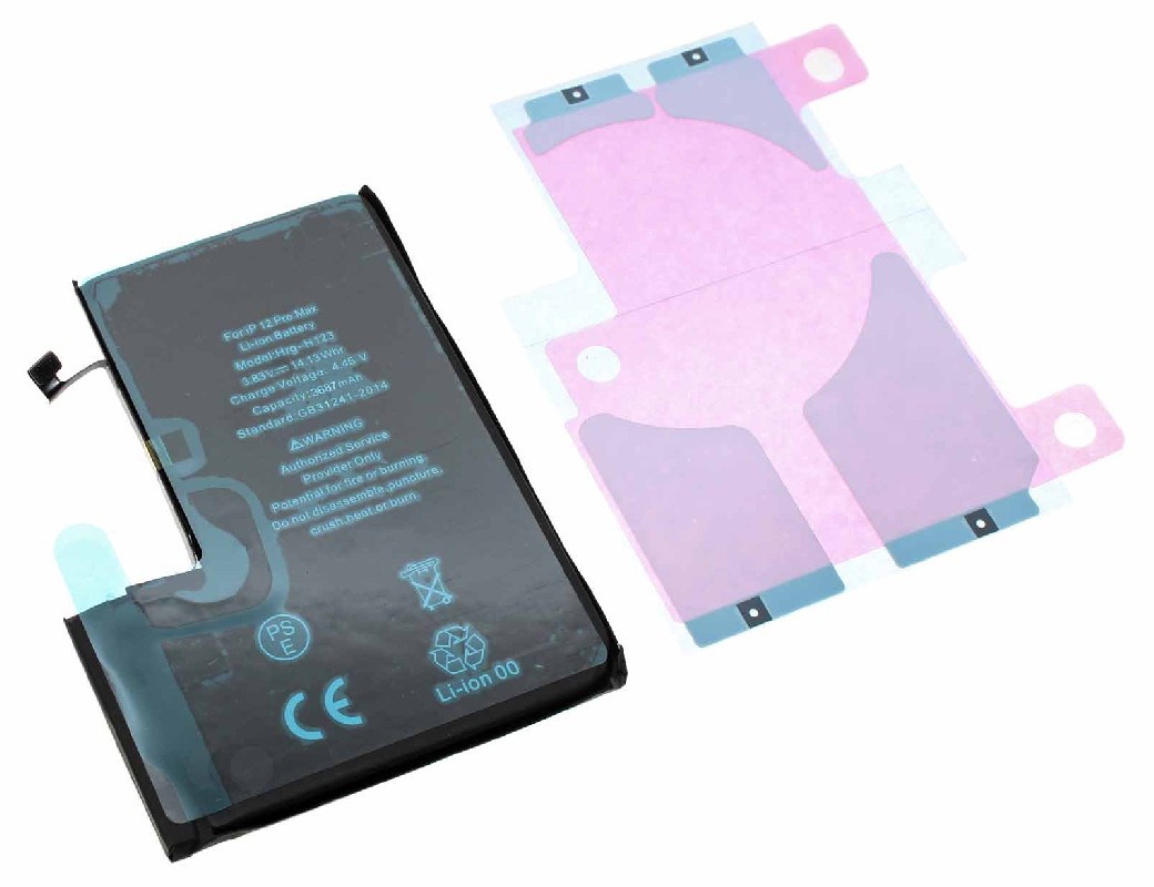 Akumuliatorius ORG skirtas iPhone 12 Pro Max 3690mAh su lipduku