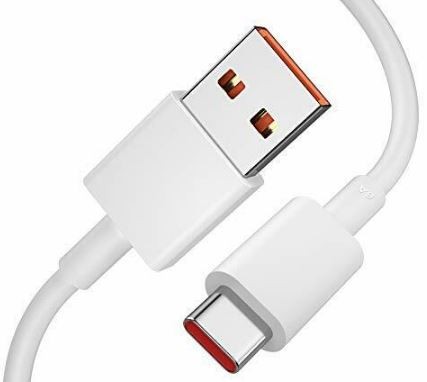 USB kabelis originalus Xiaomi 6A 120W Type-C baltas (1M)