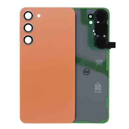 Galinis dangtelis suderinamas su Samsung S926 S24 Plus / Sandstone Orange / (su kameros lęšiu) OEM