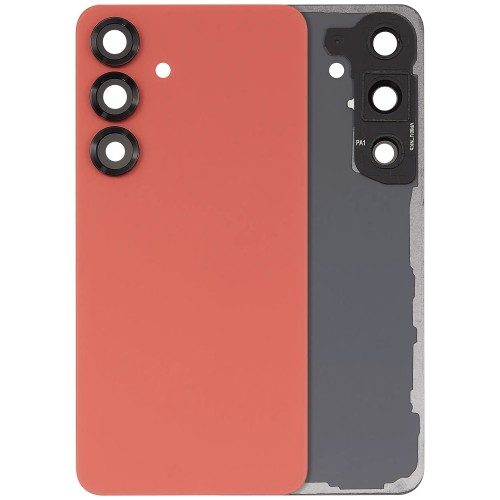 Galinis dangtelis suderinamas su Samsung S931 S25 / Coral Red / (su kameros lęšiu) OEM