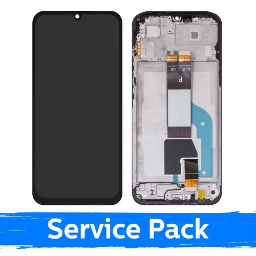 LCD ekranas suderinamas su Xiaomi Redmi 15C 4G / Poco C85 (ES versija) juodas su rėmeliu (Service Pack)