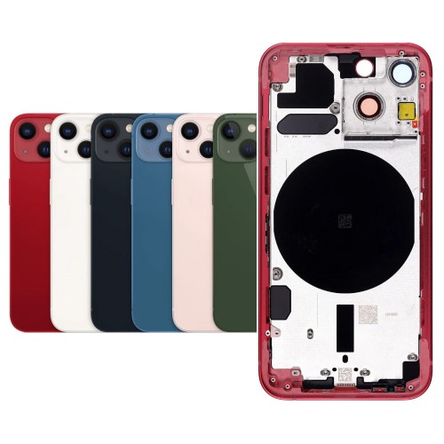 Galinis dangtelis suderinamas su iPhone 13 Mini pilnas korpusas / Starlight / OEM