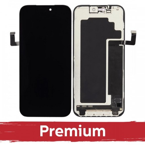LCD ekranas suderinamas su iPhone 17 Pro Max juodas (Hard OLED / Premium) /*Removable IC*/