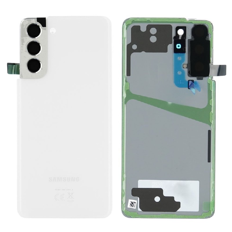 Galinis dangtelis Samsung G991 S21 5G Phantom White originalus (used Grade B)