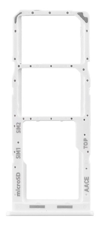 SIM kortelės laikiklis Samsung A13 A135/A137 White originalus (service pack)