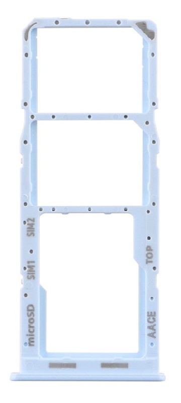 SIM kortelės laikiklis Samsung A13 A135/A137 Light Blue originalus (service pack)