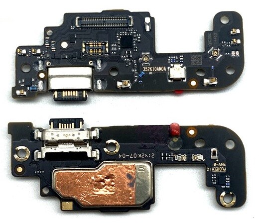 Lanksčioji jungtis Xiaomi Poco X3 GT 5G su įkrovimo kontaktu ir mikrofonu HQ