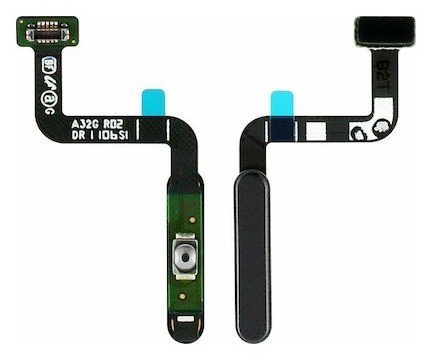 Lanksčioji jungtis Samsung A326 A32 5G on/off + Fingerprint mygtuku Black originali (service pack)