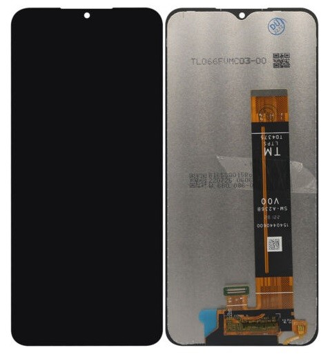 Ekranas Samsung A236 A23 5G su lietimui jautriu stikliuku Black originalus