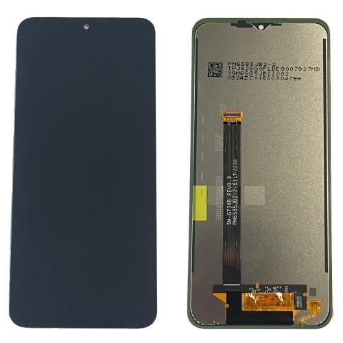 Ekranas Samsung G736 Xcover 6 Pro 2022 su lietimui jautriu stikliuku Black ORG