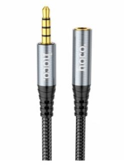 Audio prailgintuvas Hoco UPA20 3,5mm į 3,5mm (p-m) juodas