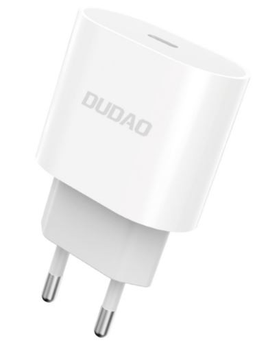 Įkroviklis Dudao (A8SEU) USB-C (Type-C) 2.4A (20W) baltas